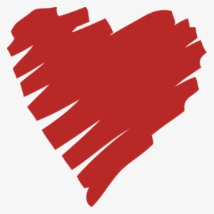 Picture Panda Free Images Drawnredheartclipart - Marker Heart Clipart