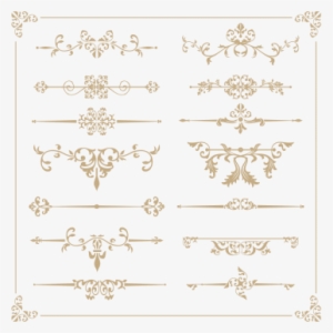 Ornament Retro, Vintage, Ornaments, Vector Png And - Download