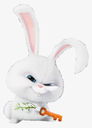 Snowball Bunny - Secret Life Of Pets Rabbit Png