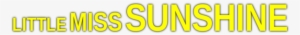 Little Miss Sunshine Movie Logo