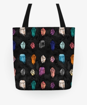 Watercolor Crystal Pattern Tote - Tote Bag