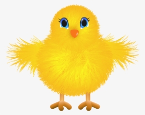 Cute Yellow Chicken Png Clip Art Image - Transparent Background Clipart Chicken