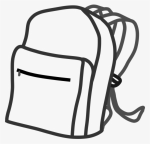 A Bag - Bag Clipart Black And White