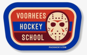 First Jason 'voorhees Hockey School' Hockey Sticker - Jason Voorhees
