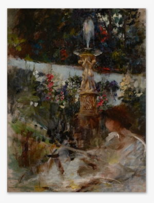 Reading In The Garden, C - Conifer