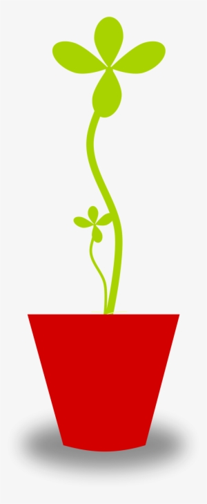 Pot Plant Clipart Transparent - Cartoon Potted Plant Translucent Background