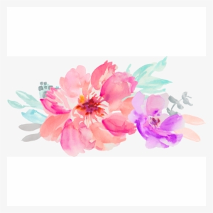 Organic Cotton Personalised Swaddle Blanket Wrap My - Watercolor Flowers