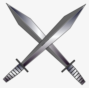 Cross Swords Clip Art At Clker - Sword Clip Art