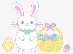 Easter Bunny Clipart Egg Hunt - Cartoon Bunny Rabbit