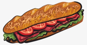 Deli - Sub Sandwich Clip Art