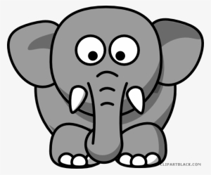 Png Transparent Download Grey Elephant Clipart - Elephant Face Clip Art