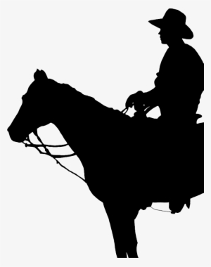 Cowboy Silhouette Transparent