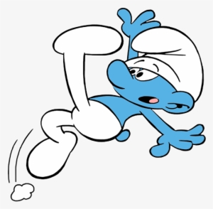 Image - Clumsy Smurf Cartoon