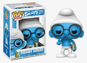 The Smurfs Brainy Smurf Funko Pop Vinyl Figure - Funko Pop! Animation: The Smurfs - Brainy Smurf