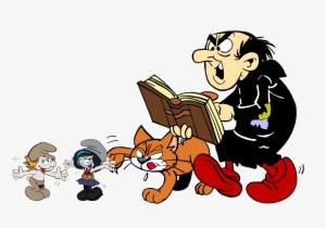 And Hefty Smurf - Smurfs Gargamel And Azrael