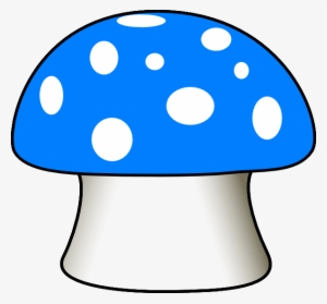 Blue Mushroom Clip Art - Blue Mushroom Clipart