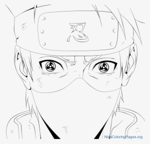 Kakashi Hatake 11 Coloring - Kakashi Hokage Coloring Page