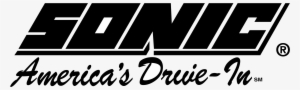 Sonic Logo Png Transparent - Sonic Drive In Logo Black And White