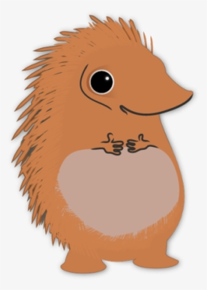 A Hedgehog - Cartoon