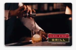 Mason Street Grill Dining Bartender Gift Card