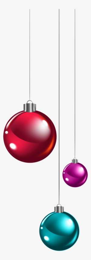 Free Png Hanging Christmas Balls Png Images Transparent - Clip Art