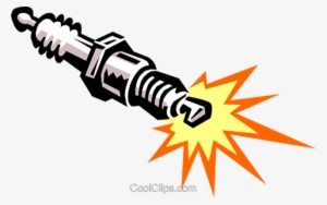 Spark Plug Royalty Free Vector Clip Art Illustration - Spark Clipart