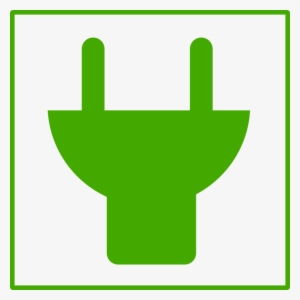 Eco Green Plug Icon - Green Plug Icon