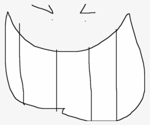 Creepy Face - Line Art