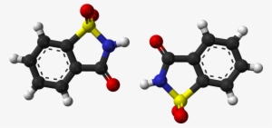 Saccharin Dimer From Xtal 3d Balls - Science Of Cholesterol: Volume
