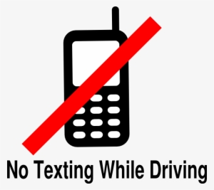 Driver Clipart Transparent Background - No Texting While Driving Clipart
