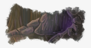 Image Library Library The Amethyst Cave Even In Depths - Drawing