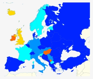 Minimum Driving Age - Average Male Height Europe Map