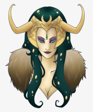 Lady Loki By Kutori On Deviantart Clip Transparent - Lady Loki Png