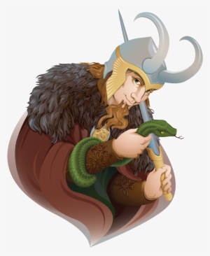 Traditional Loki Illustration - Traditional Loki