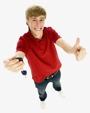 Excited Teenager