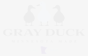 Logo Gray Duck Inverted Png - Gray Duck Vodka