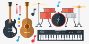 Music Instruments Vector Pack Free Png Graphic Cave - Vector Music Instrument Png