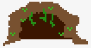 Cave Entrance - Cave Entrance Pixel Art