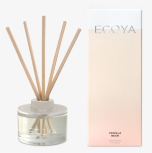 Vanilla Bean Mini Diffuser - Ecoya Lemongrass & Ginger Mini Reed Diffuser 50ml