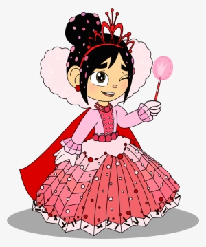 Wreck It Ralph Clipart Vanellope - Vanellope Von Schweetz In Gown