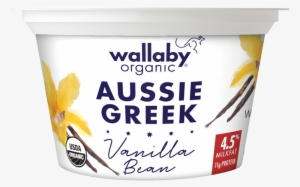 Wallaby Vanilla Bean Organic Whole Milk Greek Yogurt - Wallaby Greek Yogurt Vanilla Bean