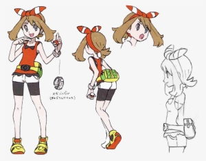 May Oras Concept Art - Pokemon Character Concept Art