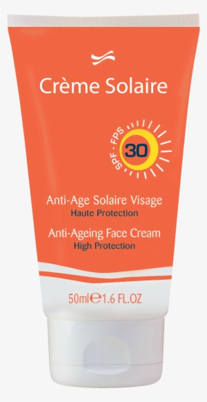 Anti Age Solaire Visage Image - Creme Solaire Clipart