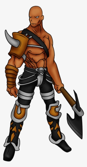 Armed With Large Axes, These Titans Deal Out More Damage - Cartoon