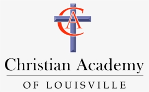 Louisville Stacked Black Text - Christian Academy Louisville High School Logo