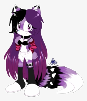 Whiskers Mammal Purple Vertebrate Fictional Character - Cat