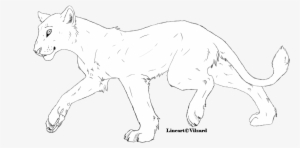 Lioness Lineart By Vilzard-d40phkt - Lioness Lineart