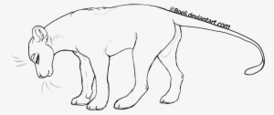 Free Lion Lineart By Boeii On Deviantart Jpg Transparent - Drawing