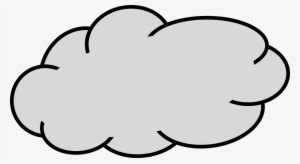 Png Image - Grey Cloud Clipart