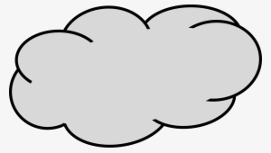 Rain Cloud Clipart - Grey Cloud Clipart